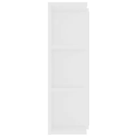  Dulap de baie cu oglindă, alb, 80x20,5x64 cm, lemn prelucrat