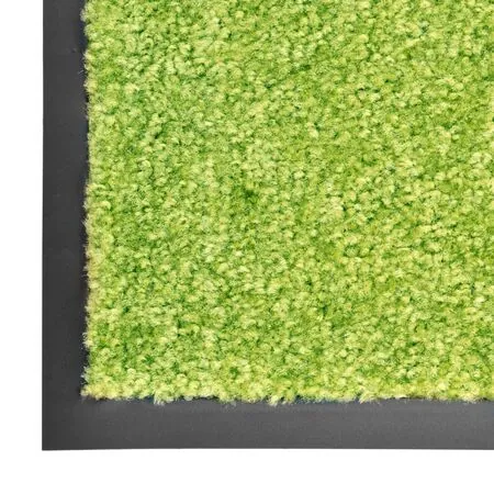  Covoraș de ușă lavabil, verde, 40 x 60 cm
