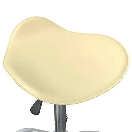  Scaun pentru salon spa, crem, piele ecologică