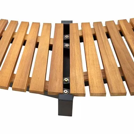  Mobilier de împrejmuire spa, 273x53 cm, lemn masiv de acacia