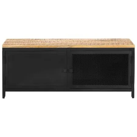  Măsuță de cafea, 90 x 50 x 37, lemn masiv de mango nefinisat