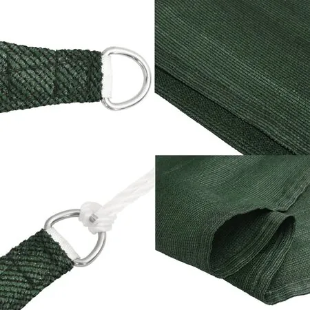  Pânză parasolar, verde închis, 2x3,5 m, HDPE, 160 g/m²