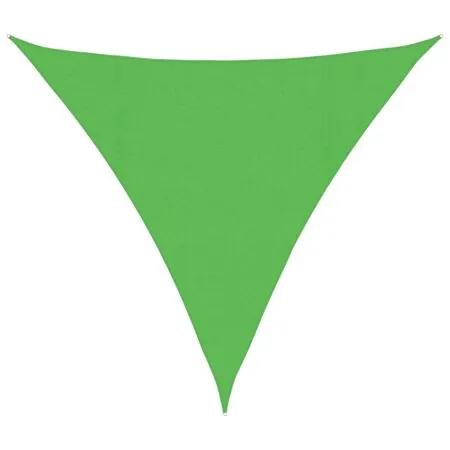  Pânză parasolar, verde deschis, 4x4x4 m, HDPE, 160 g/m²
