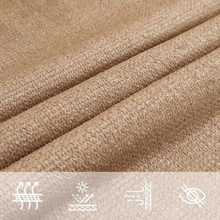  Pânză parasolar, taupe, 2x2,5 m, HDPE, 160 g/m²