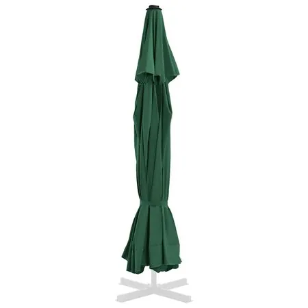  Pânză de schimb umbrelă de soare de grădină, verde, 500 cm