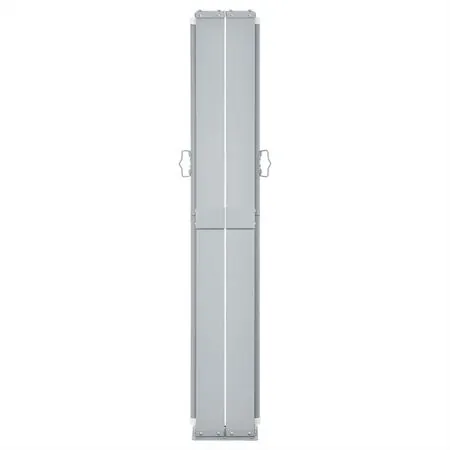  Copertină laterală retractabilă de terasă, maro, 170 x 1200 cm