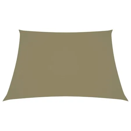  Parasolar, bej, 2/4x3 m, țesătură oxford, trapez