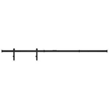  Set glisare ușă mini pentru dulap, oțel carbon, 183 cm