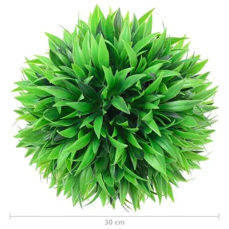  Bile arbuști cimișir artificial, 2 buc., 30 cm