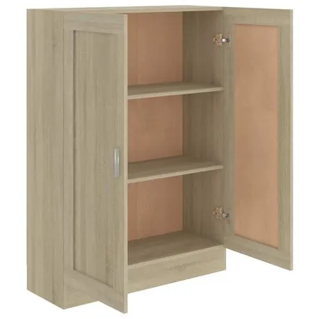  Bibliotecă, stejar sonoma, 82,5 x 30,5 x 115 cm, lemn prelucrat