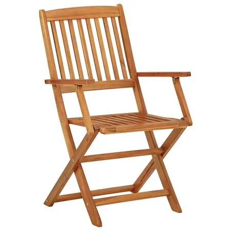  Set mobilier grădină, pliabil, 3 piese, lemn masiv acacia