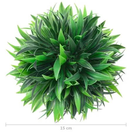  Bile de cimișir artificial, 4 buc., 15 cm