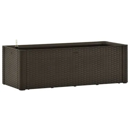  Strat înălțat grădină sistem automat udare cafeniu 100x43x33 cm