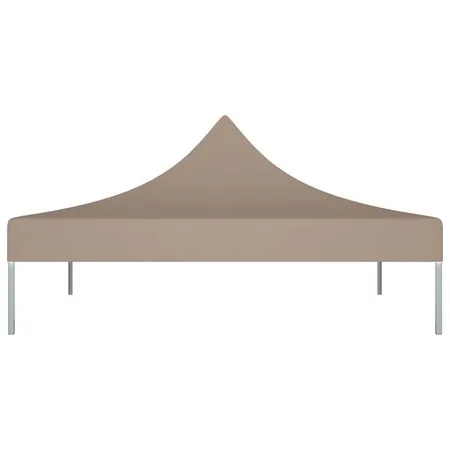  Acoperiș pentru cort de petrecere, gri taupe, 3x3 m, 270 g/m²