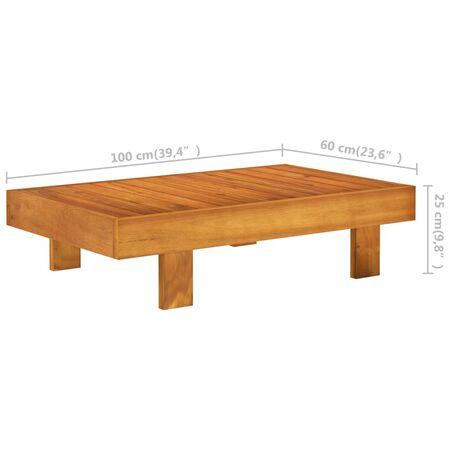  Set mobilier grădină perne alb/crem, 8 piese, lemn masiv acacia