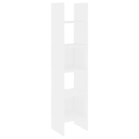  Bibliotecă, alb, 40x35x180 cm, lemn prelucrat