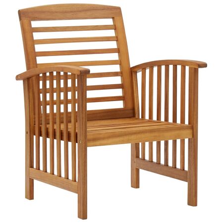  Set mobilier de grădină, 4 piese, lemn masiv de acacia