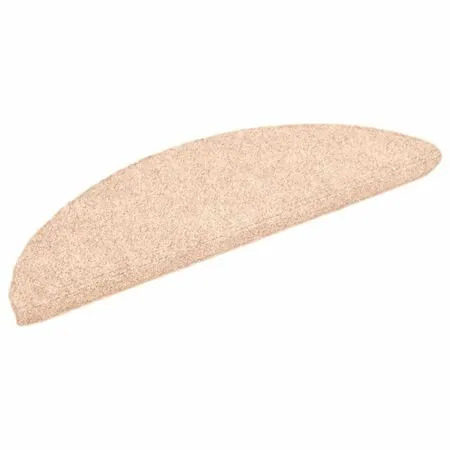  Covorașe scări autoadezive 10 buc. crem 56x17x3 cm stil punch