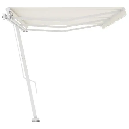  Copertină retractabilă manual, crem, 600x300 cm