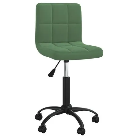  Scaun de birou pivotant, verde închis, catifea