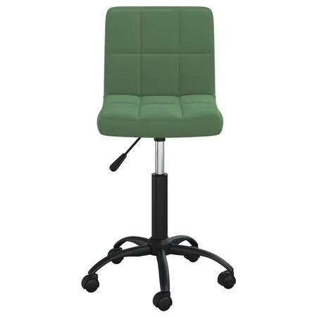  Scaun de birou pivotant, verde închis, catifea