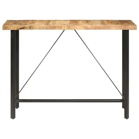  Masă de bar, 150x70x107 cm, lemn de mango nefinisat