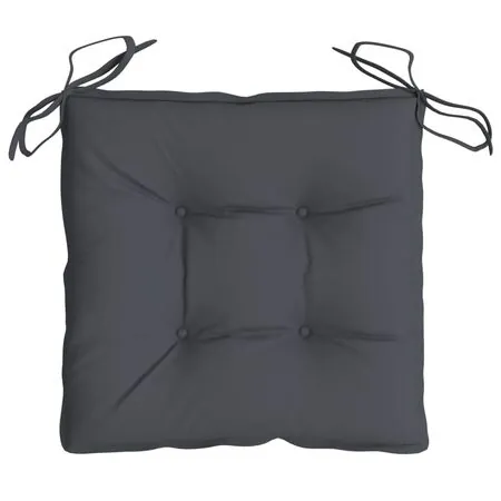  Perne de scaun, 2 buc., antracit, 50x50x7 cm, textil oxford
