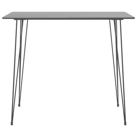  Masă de bar, negru, 120 x 60 x 105 cm