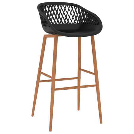  Set mobilier de bar, 5 piese, negru