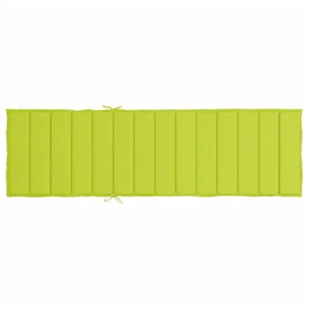  Pernă de șezlong, verde aprins, 200x70x3 cm, textil oxford