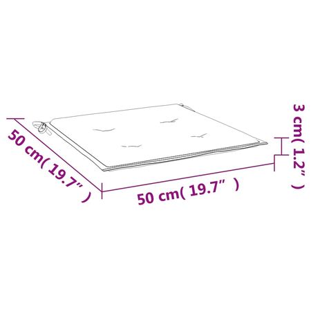  Perne scaune de grădină 4 buc. crem 50x50x3 cm țesătură Oxford