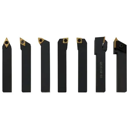  Set unelte de strunjire indexabile, 12 piese, 16x16 mm, 100 mm