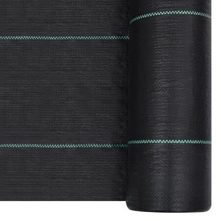  Membrană antiburuieni & antirădăcini, negru, 1x10 m, PP