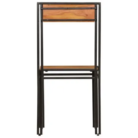 Set 2 bucati scaune de bucatarie, maro, 43 x 43 x 90 cm