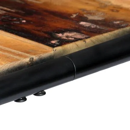  Masă de bucătărie, 118 x 60 x 76 cm, lemn masiv reciclat