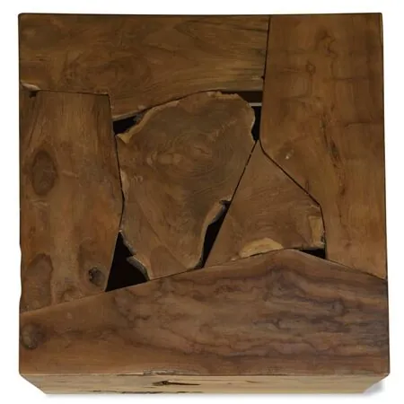  Măsuță de cafea, 50 x 50 x 35 cm, lemn de tec natural, maro