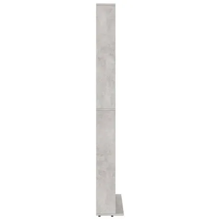  Dulap pentru CD-uri, gri beton, 102x16x177,5 cm, lemn compozit
