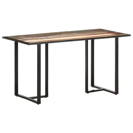  Masă de bucătărie, 140 cm, lemn masiv reciclat