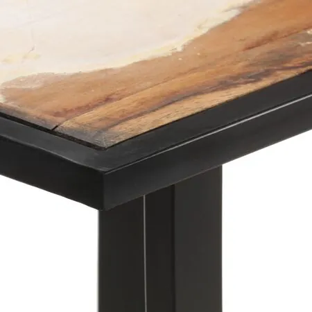  Masă de bucătărie, 140 cm, lemn masiv reciclat