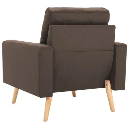  Fotoliu, maro, material textil