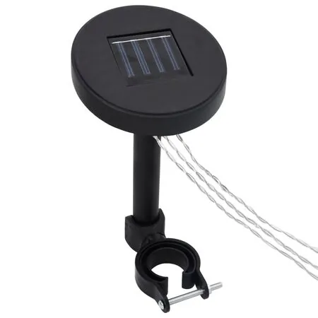  Pavilion cu perdele & șiruri lumini LED, antracit, 4x3 m
