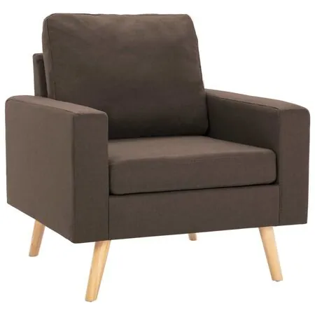  Fotoliu, maro, material textil