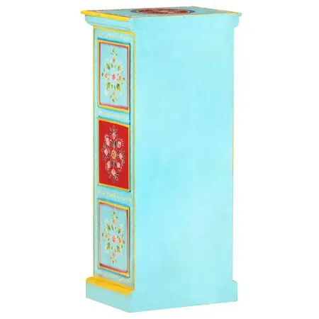  Dulap înalt vopsit manual, 40x30x90 cm, lemn masiv de mango