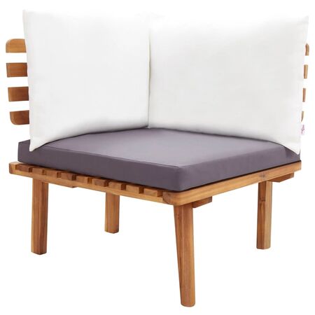  Set mobilier de grădină, 6 piese, lemn masiv de acacia
