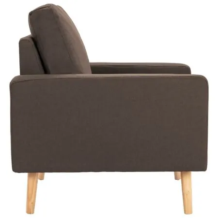  Fotoliu, maro, material textil