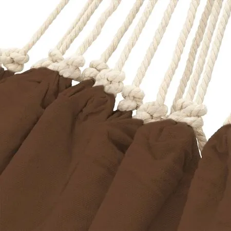  Hamac pliabil 2 persoane, maro, 360 x 150 cm