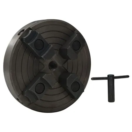  Mandrină pentru lemn 4 fălci conexiune M18 negru 150x63 mm oțel