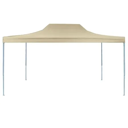  Cort de petrecere pliabil profesional, crem, 3 x 4 m, oțel