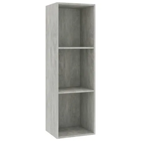  Bibliotecă/Dulap TV, gri beton, 36x30x114 cm, lemn prelucrat