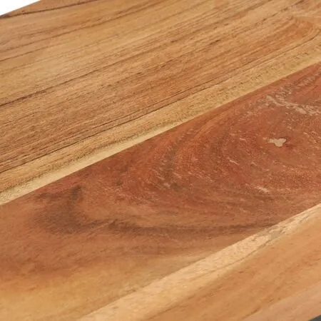  Mese laterale, 2 buc., 31,5x24,5x64,5 cm, lemn masiv de acacia